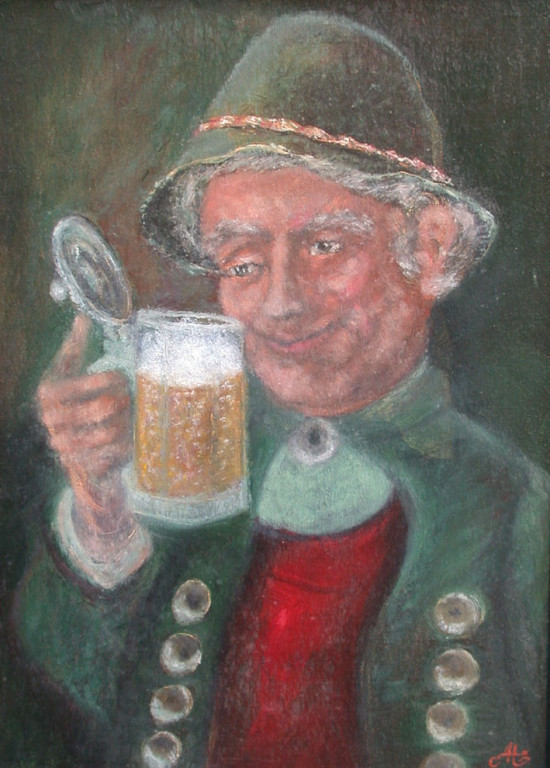 Prosit *1997 #48x38cm //gerahmt