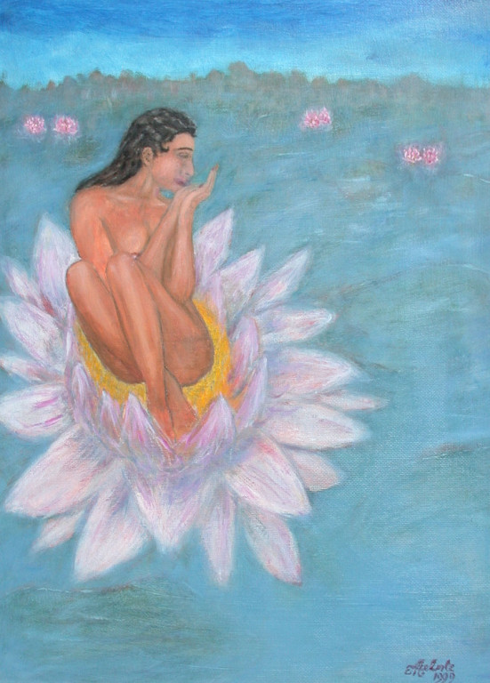 Nymphe I *1999 #80x60cm //gerahmt