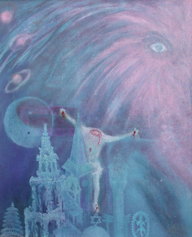 Glaube (aus Trilogie Glaube Liebe Hoffnung) *2003 #66x56cm //gerahmt