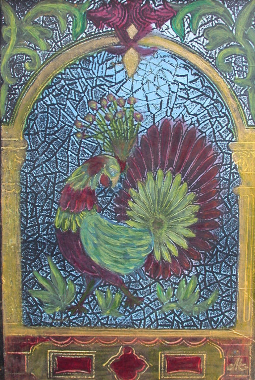 Auerhahn (Tuschezeichnung stylisiert) *2002 #42x30cm