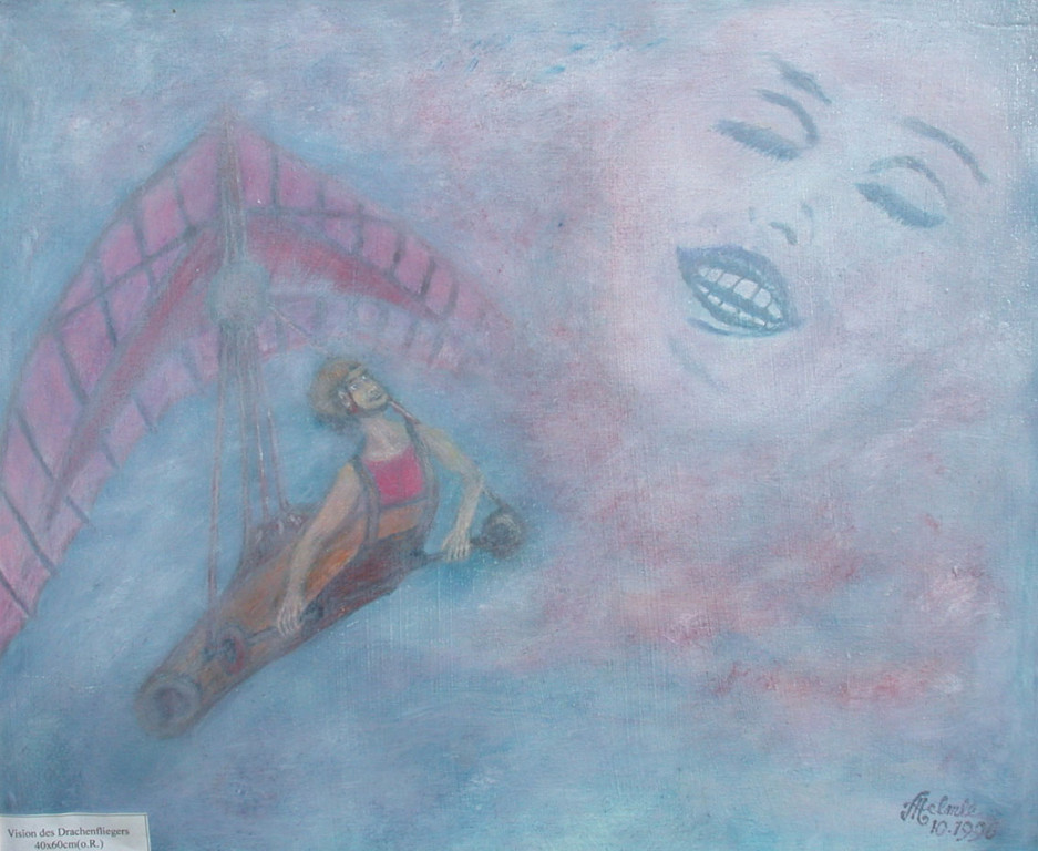 Sternzeichen Vision des Drachenfliegers *1996 #50x60cm