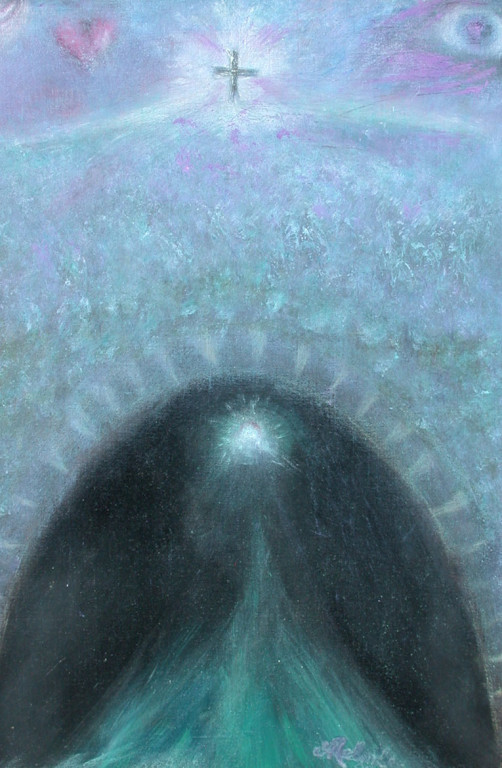 Licht am Ende des Tunnels *1993 #58x43cm //gerahmt