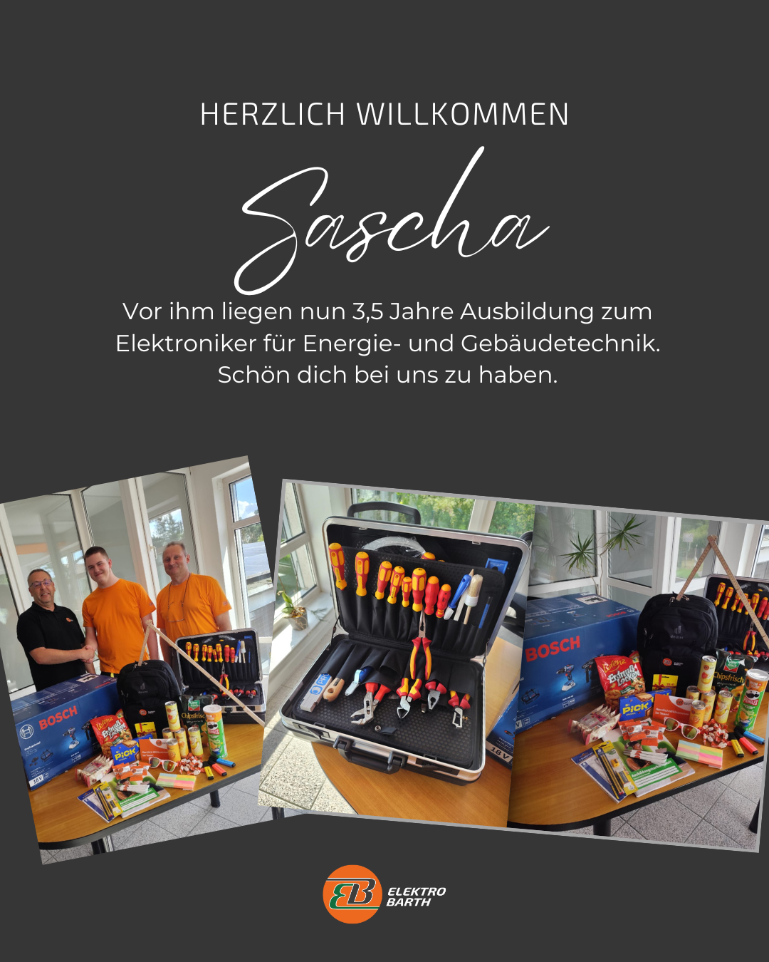 Willkommen im Team Sascha!