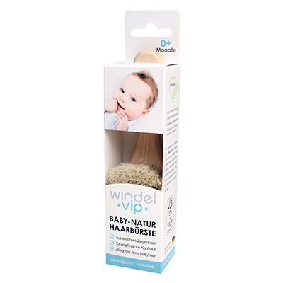 Baby-Naturhaarbürste Verpackung