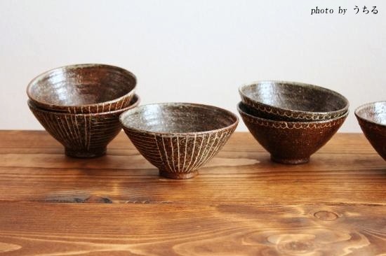 象嵌　飯椀（11.5×6cm）
