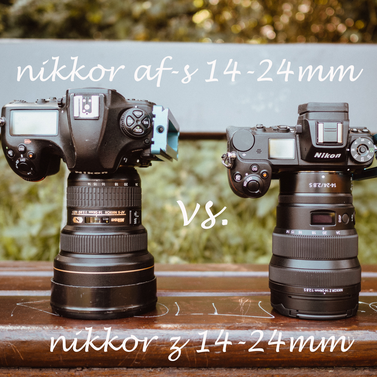 testbericht objektivwechsel - nikkor af-s 14-24mm f2.8 vs. Nikkor z 14-24mm f2.8