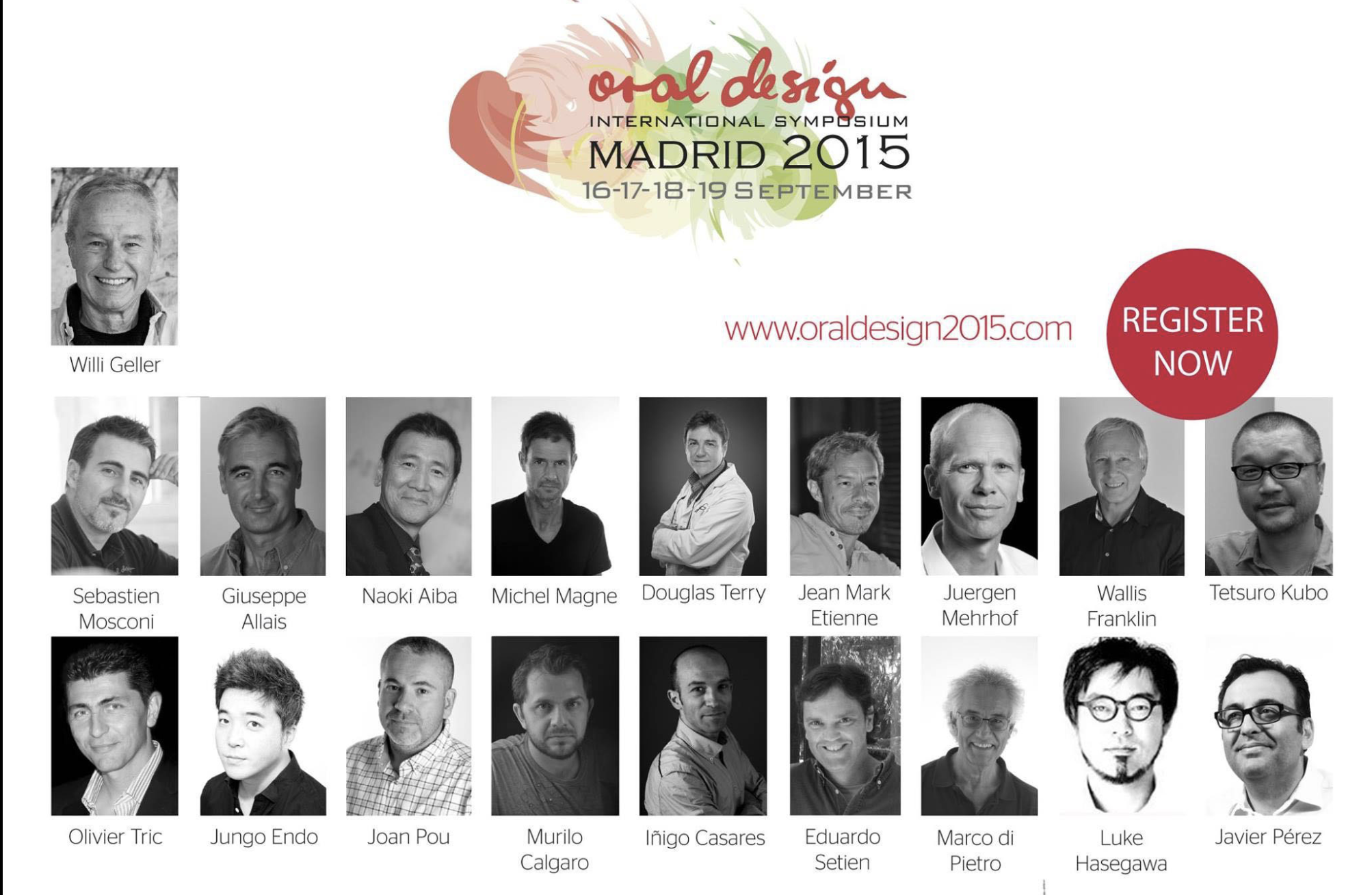 Oral Design Symposium  Madrid, Spain  September, 16-19, 2015