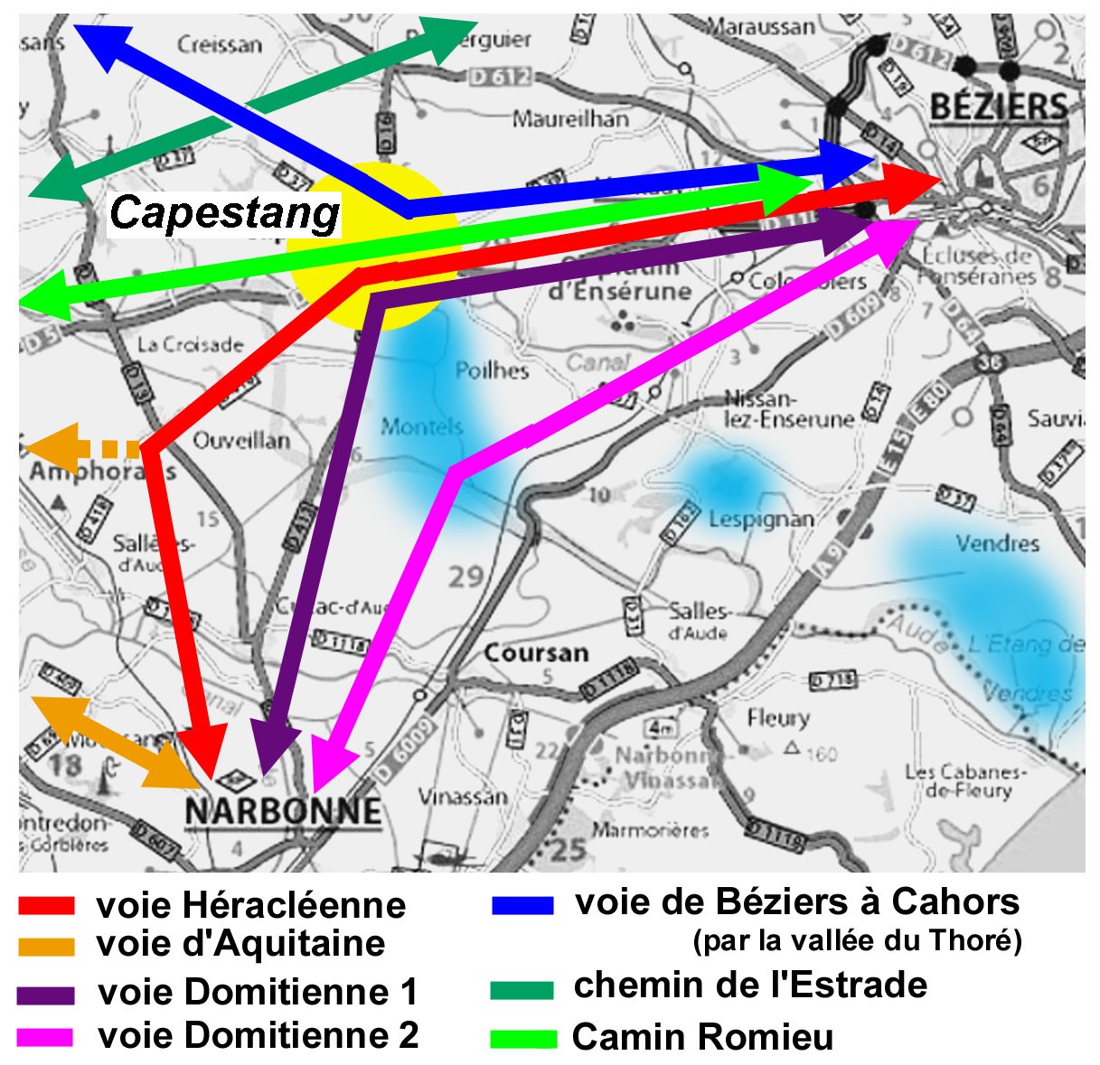 Capestang, un carrefour depuis l’Antiquité