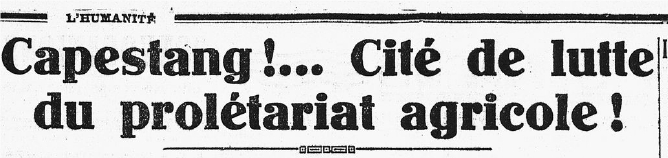 Développer la coopération pour sauver la petite viticulture, 3ème partie : en 1933, une grève de 53 jours !