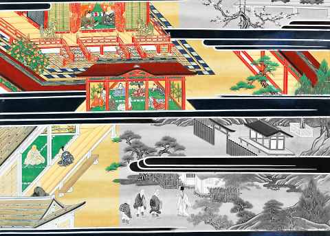掛軸 法然上人 作者不明 軌空拝寫 月かげの歌 浄土宗 浄土真宗 書 年中掛け 202011.jpg