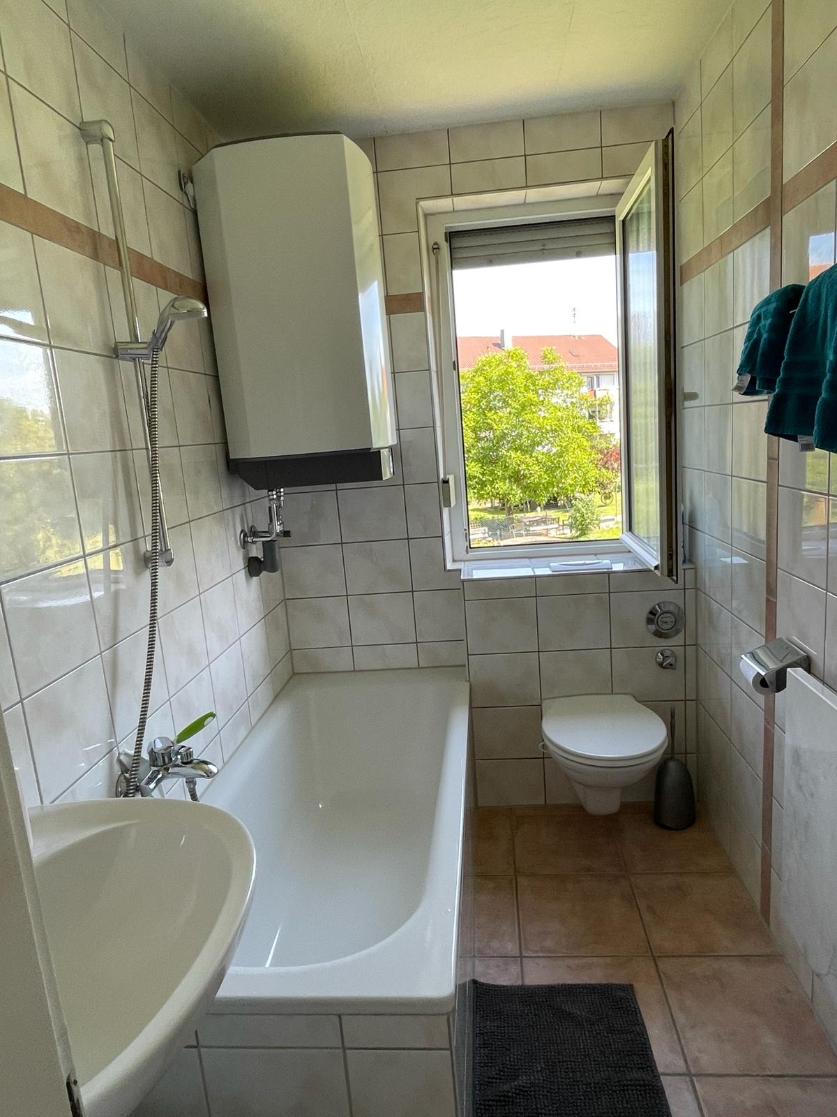 Badezimmer mit Toilette