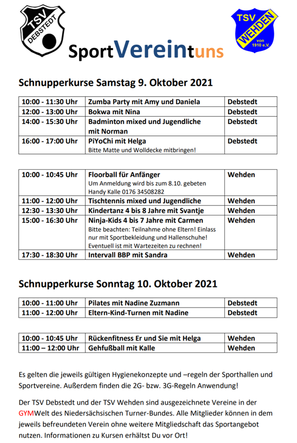 Workshop-Wochenende 09. & 10.10.2021