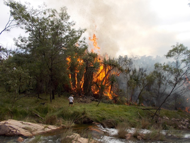 If it burns like this after six weeks of rain…