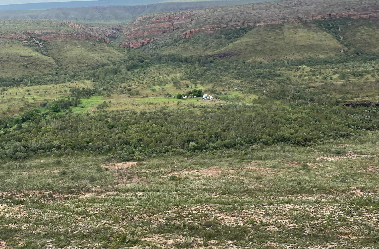 The challenge is to have sufficient vegetation on the slopes to slow run-off, but not that much senescent material that it becomes a wildfire hazard