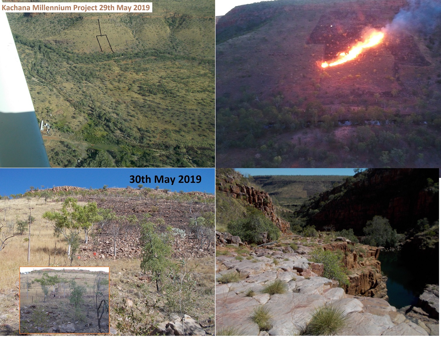 Treatment with FIRE for one part of the Kachana Millennium Project