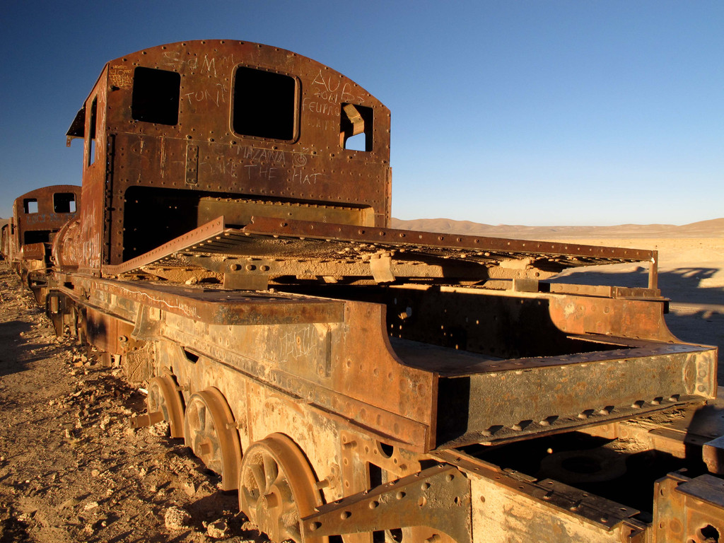 Uyuni, Bahnfriedhof