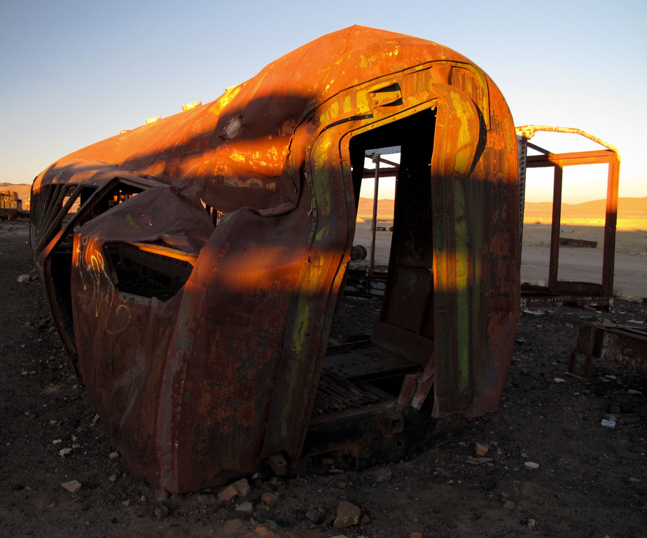 Uyuni, Bahnfriedhof