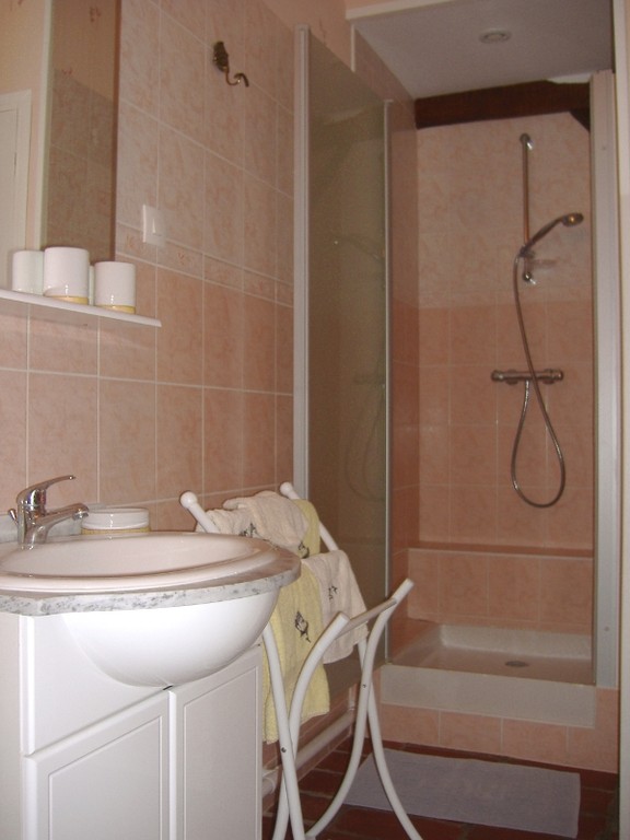 La salle de bain adjacente