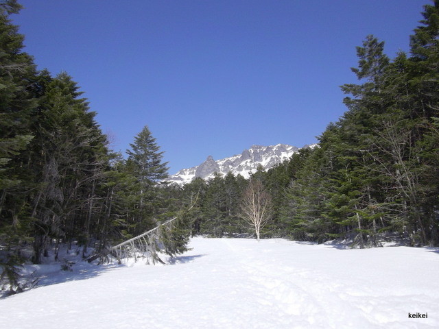 八ヶ岳　赤岳　阿弥陀岳