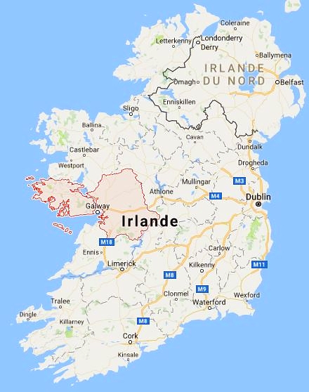 - Comté de Galway - Google Maps - 