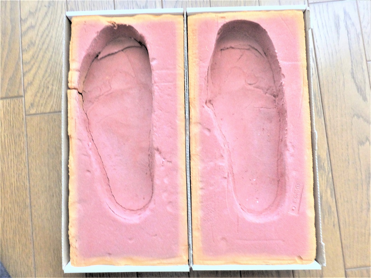 関節リウマチの足型のとりかた