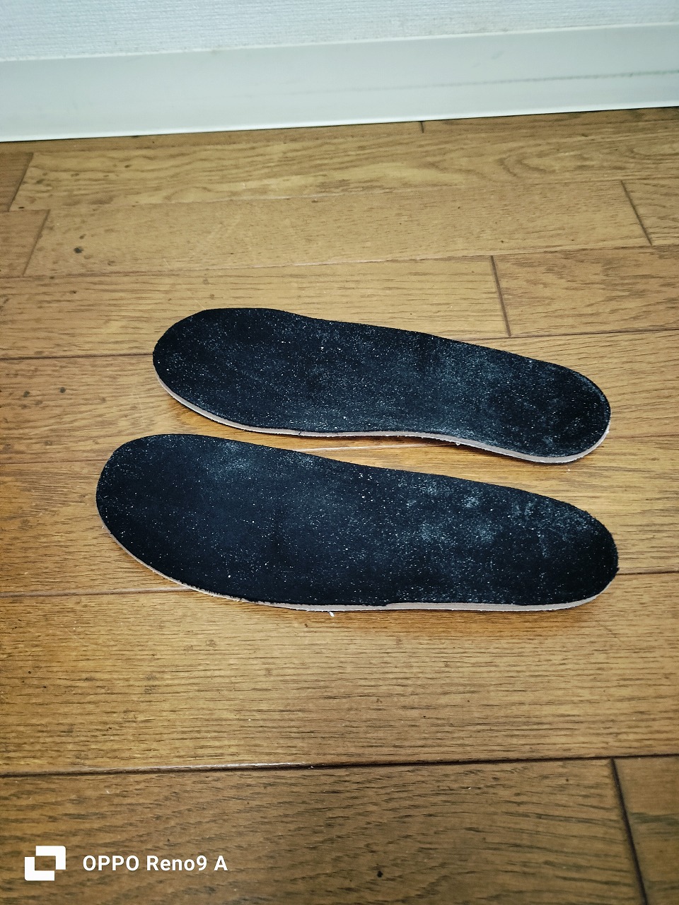 補高靴のインソールを作製しました