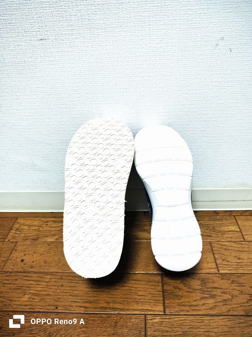 脚長差がある方に作製した補高靴の靴底