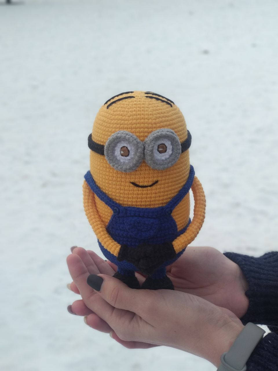 crochet minion doll