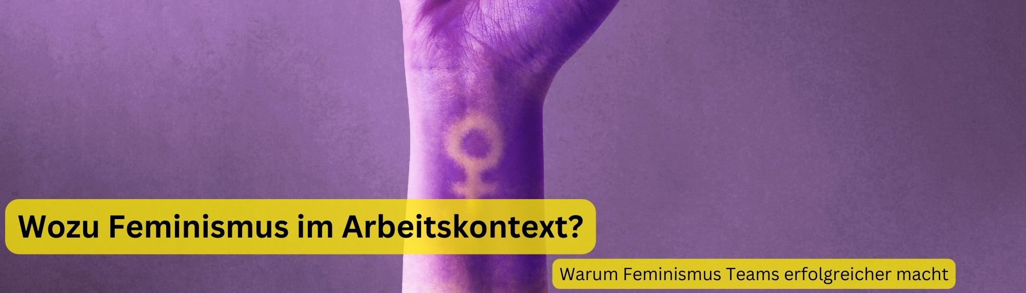 Wozu Feminismus im Arbeitskontext? - Warum Feminismus Teams erfolgreicher macht