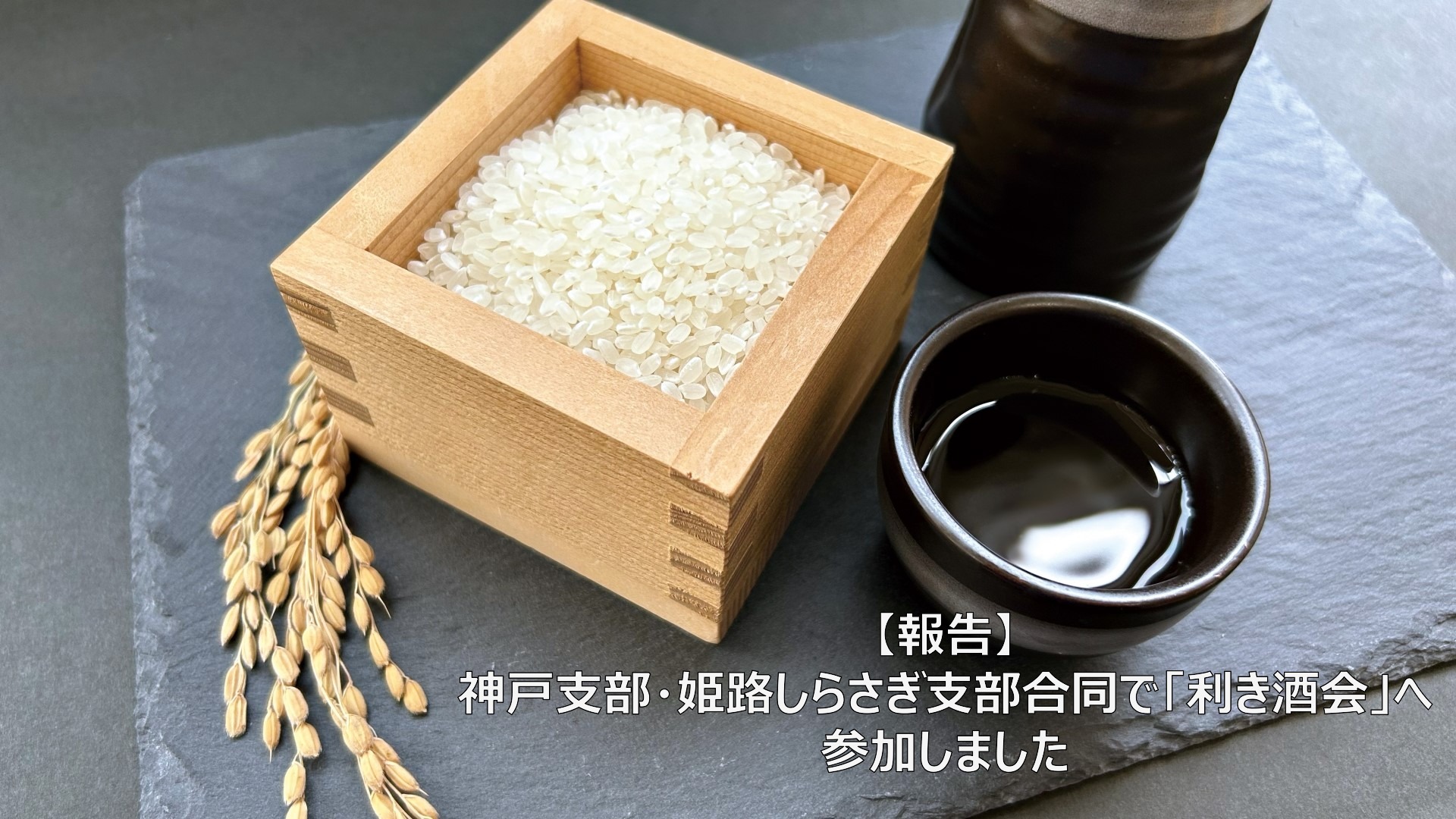 【報告】神戸支部・姫路しらさぎ支部合同で「利き酒会」へ参加しました