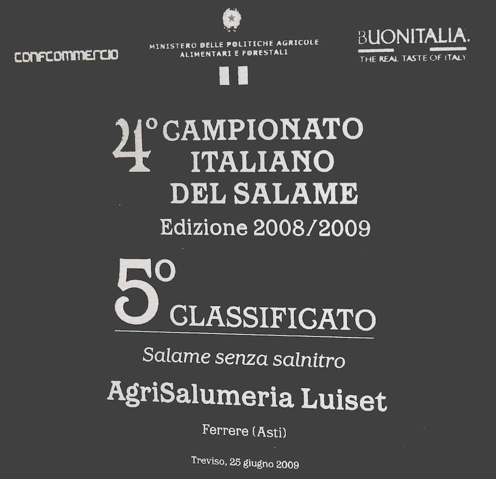 Campionato Italiano del Salame Crudo 2009