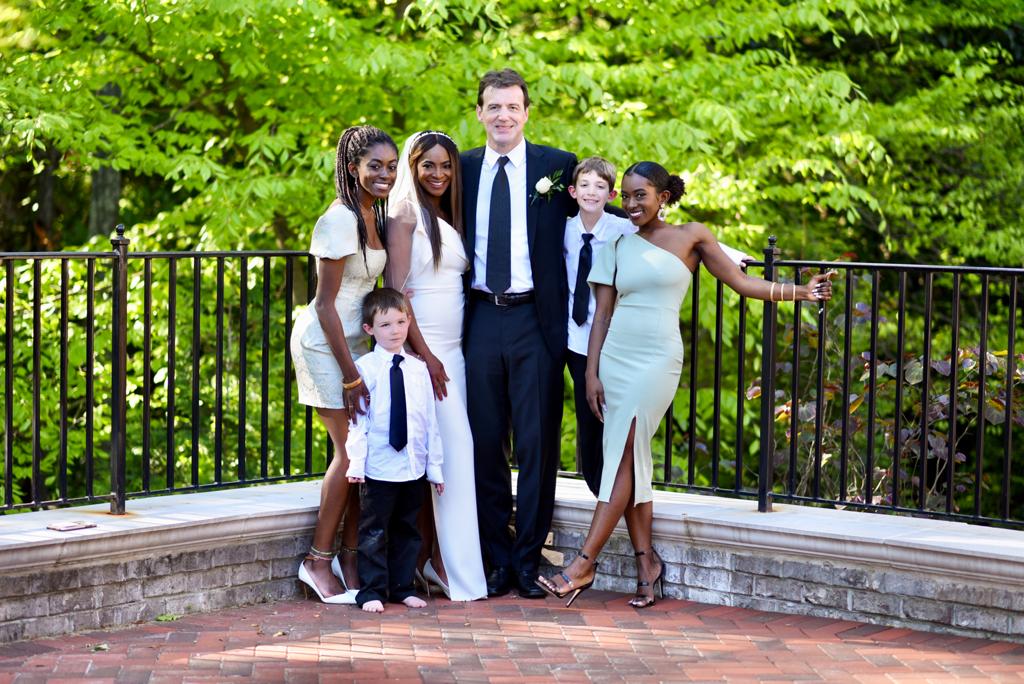 Dr. Iyabo Webzell and family wedding picture