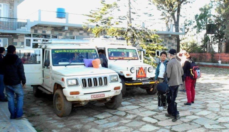 Übernachtung in Tamghas, weiter in drei Geländewagen