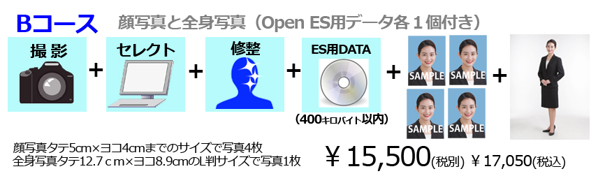 エアライン　上半身と全身写真のセット　データ付き