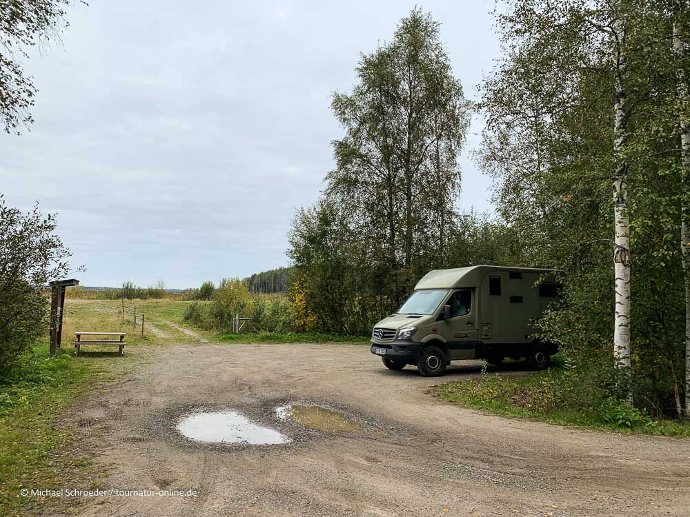 unser Stellplatz am Puurijärvi and Isosuo National Park