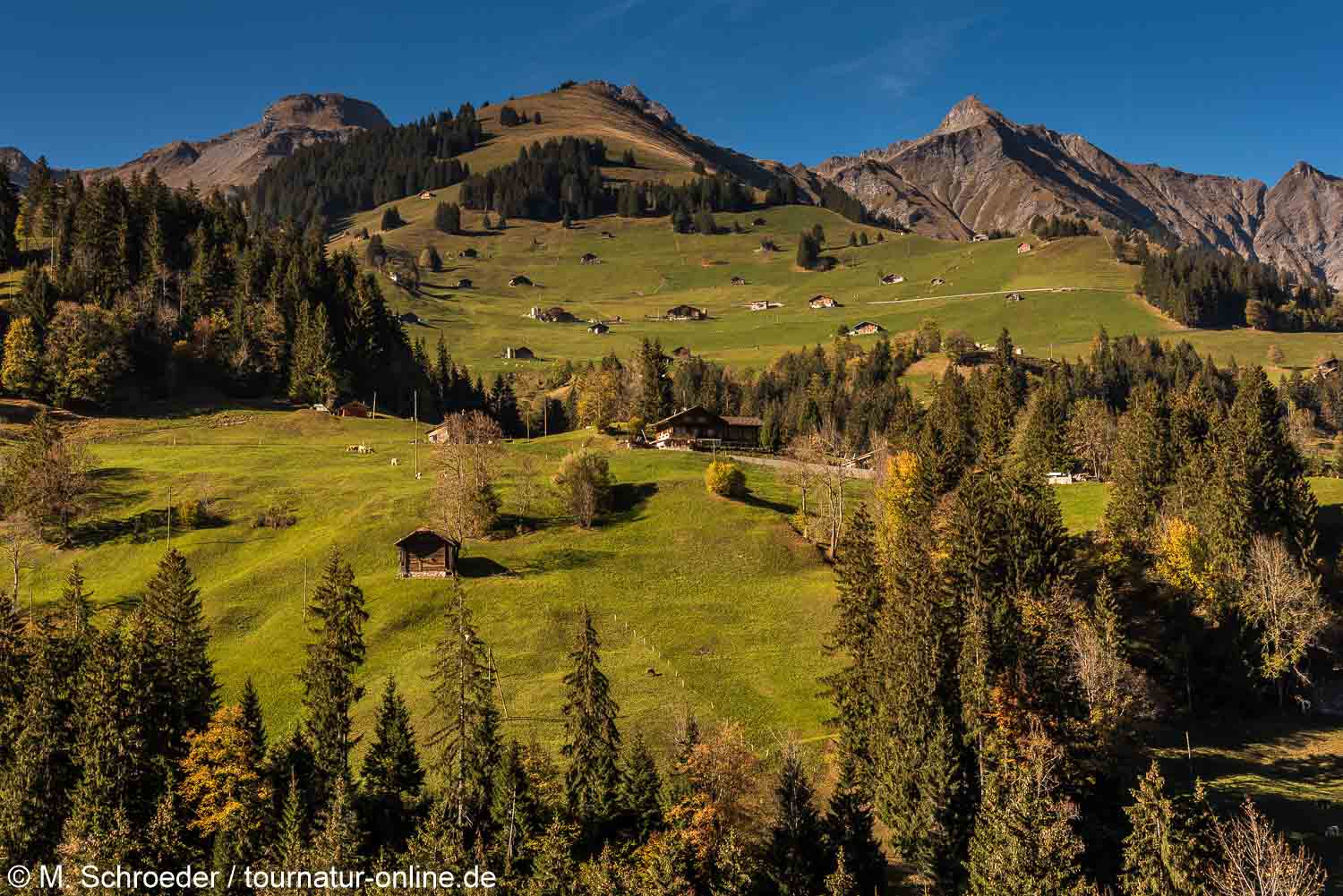 Adelboden - die alte Straße durch das Engstligental