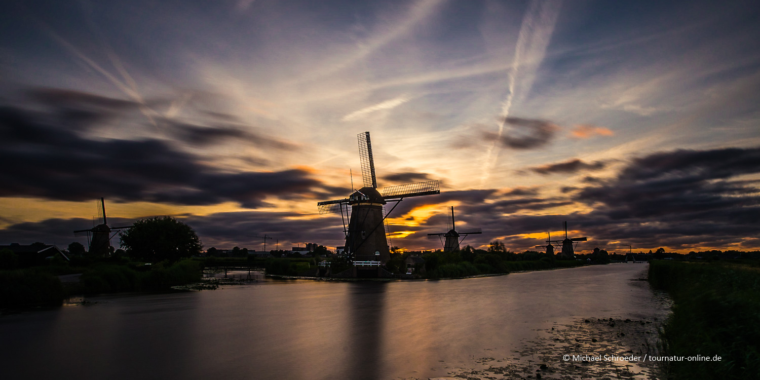 Niederlande: Die Windmühlen von Kinderdijk