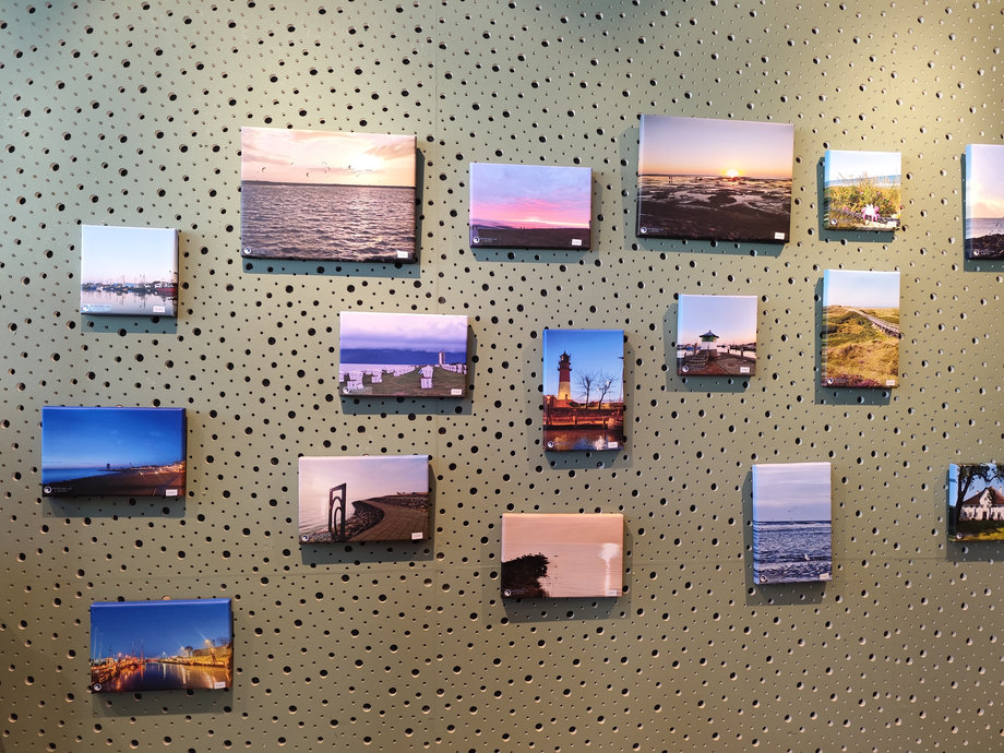 Ausstellung in der Marktbude in Heide