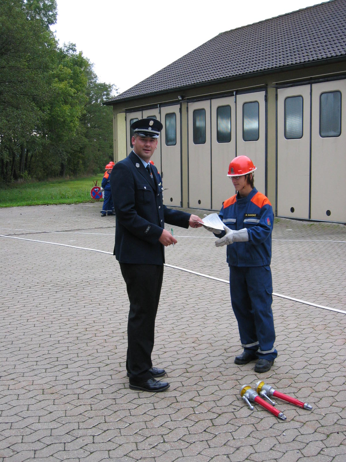 Die Jugendfeuerwehr im Jahr 2002