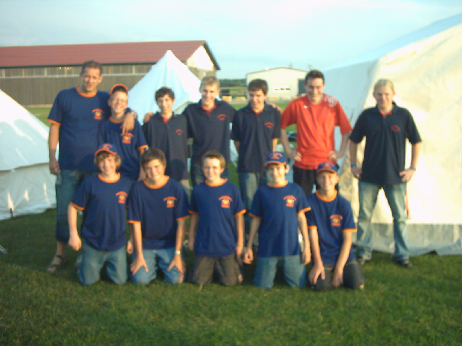 Das erste Jugendzeltlager im Jahr 2007