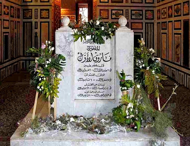 LE CAIRE. MOSQUEE EL-RIFAI. TOMBE DU ROI FAROUK 1er.