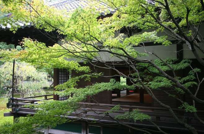 SHÔREN-IN  ou PALAIS AWATA. fin XIIIe s. reconstruite en 1895 après incendie.TEMPLE MORTUAIRE pour la Maison Impériale. District HIGASHIYAMA.  Préfecture TOKYO. C* François-Xavier DELMAS