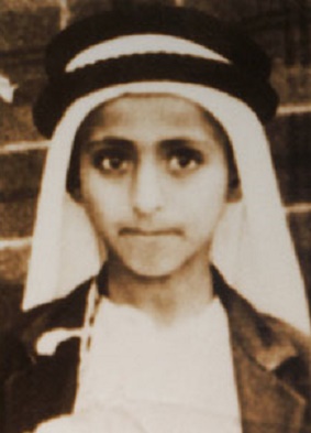 SON ALTESSE SHEIKH SULTAN à 10 ANS;