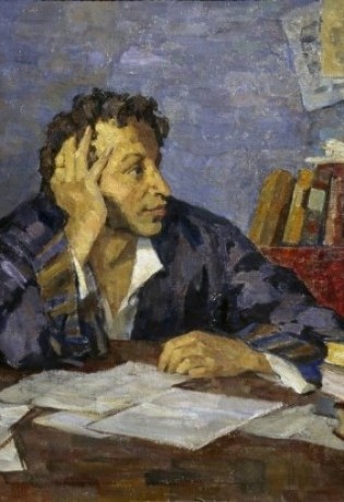 POUCHKINE par NikolaI Pavlovitch OULIANOV 1875-1946 (1936)