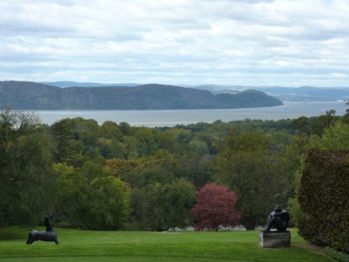 LA VALLEE DE L'HUDSON vue de KIKUIT.