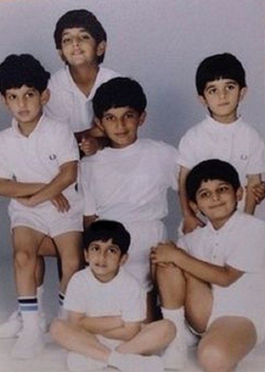 LES JEUNES SHEIKS AHMED, HAMDAN, RASHID, SAEED, MAKTOUM, MAJID