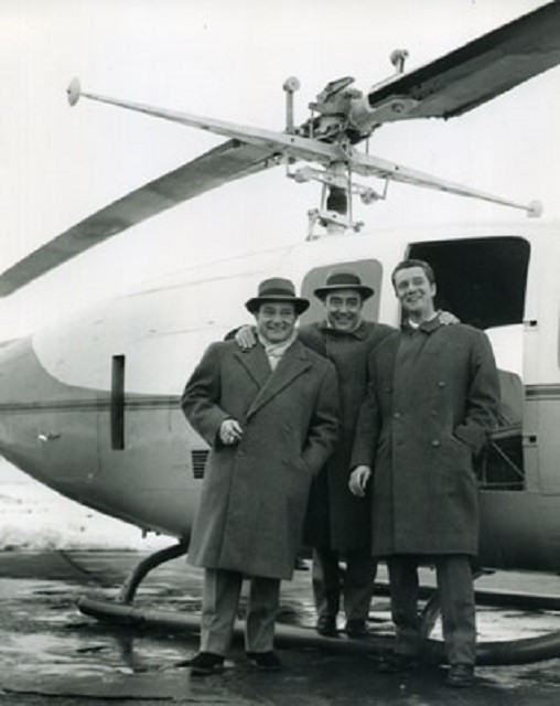 LES TROIS INSEPARBLES FRERES : de g.à dte. MARIO, DOMENICO, CORRADO.