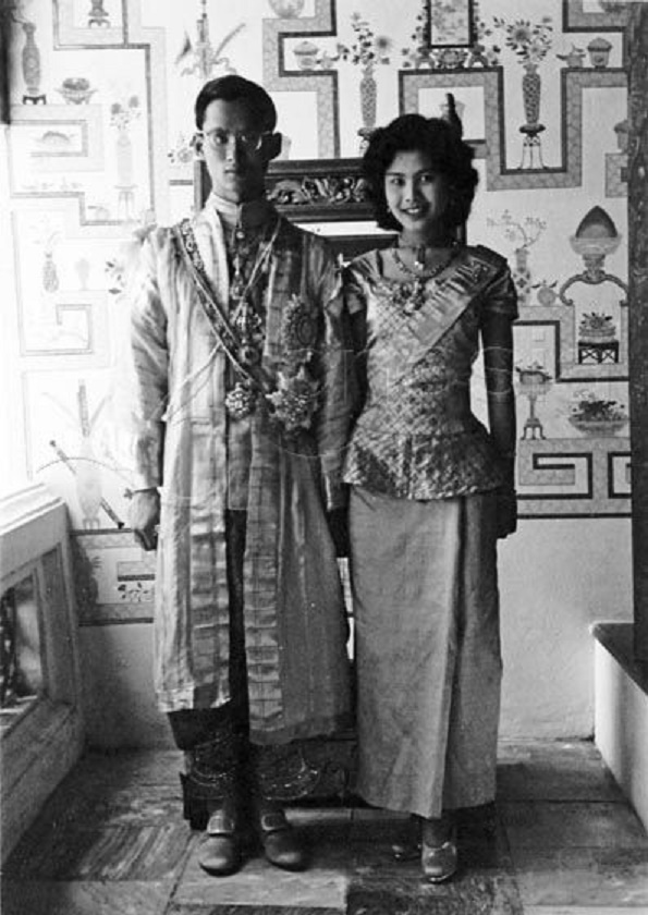 BANGKOK. 28 Avril 1951. JUST MARRIED.