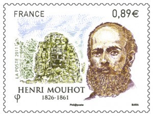 Henri Mouhot, naturaliste, explorateur, mort en 1861 après avoir découvert Luang Prabang. Ses compagnons indigènes l'ont inhumé à Ban Phanom