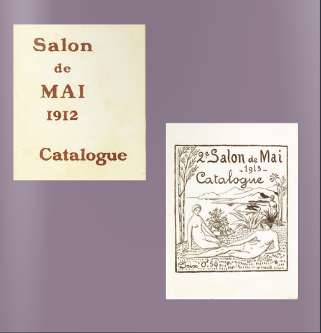 EN 1912 et 1913 LES "SALONS DE MAI" EURENT LIEU DANS LES ATELIERS 12 QUAI DE RIVE NEUVE. CONCERTS, RECITALS, CAUSERIES, CATALOGUE, NUMERO SPECIAL DE LA REVUE LE FEU ILLUSTRE PAR PIERRE GIRIEUD ET ALFRED LOMBARD MAIS LES COLLECTIONNEURS NE SUIVIRENT PAS.